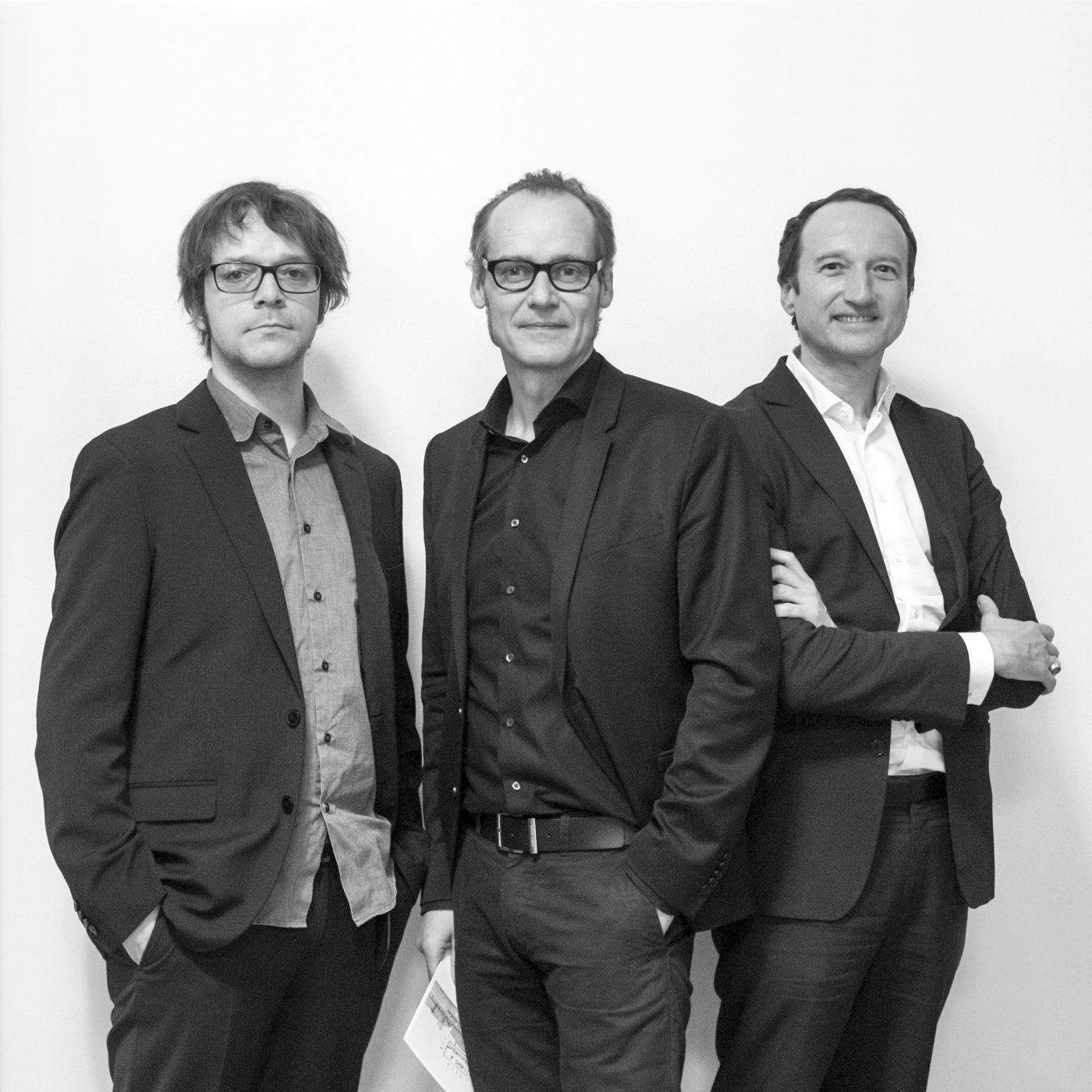 Florian Heilmeyer, Ulrich Müller, Oliver Elser. Foto: Till Budde